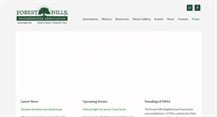 Desktop Screenshot of forest-hills.org
